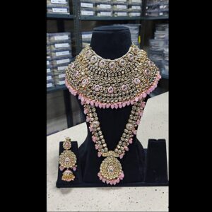 heavy necklace set for women and girls imitation jewelry set available for sale and on rent
