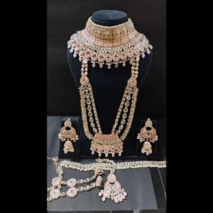 heavy necklace set for women and girls imitation jewelry set available for sale and on rent (copy)