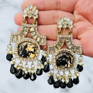 Kundan earrings For Female