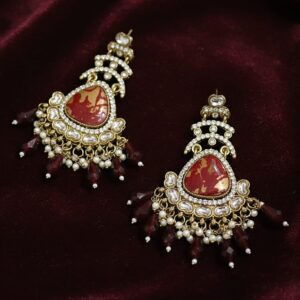 Kundan earrings For Female